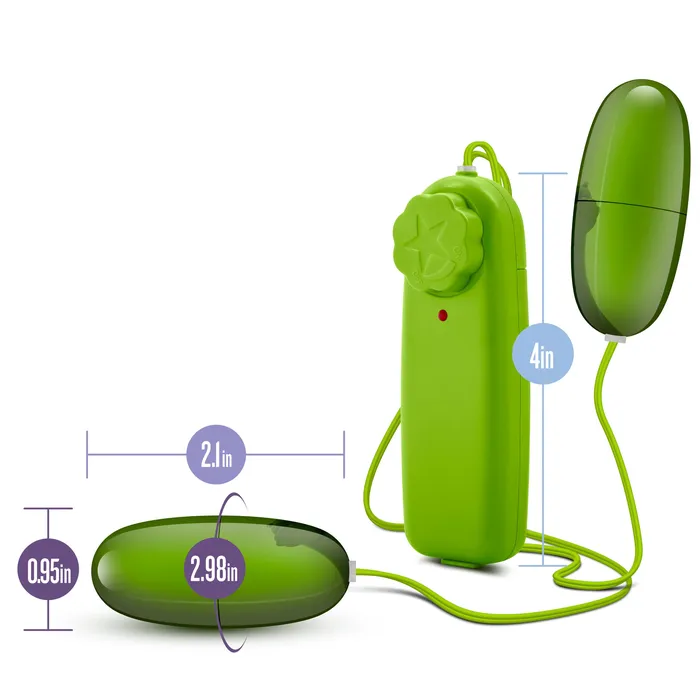 B Yours Vibrators B Yours Double Pop Eggs Lime