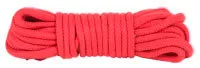 Japanese Style Bondage Rope Cotton Red 32 Feet Doc Johnson Restraints Japanese Style Bondage Rope Cotton Red 32 Feet Doc Johnson Restraints