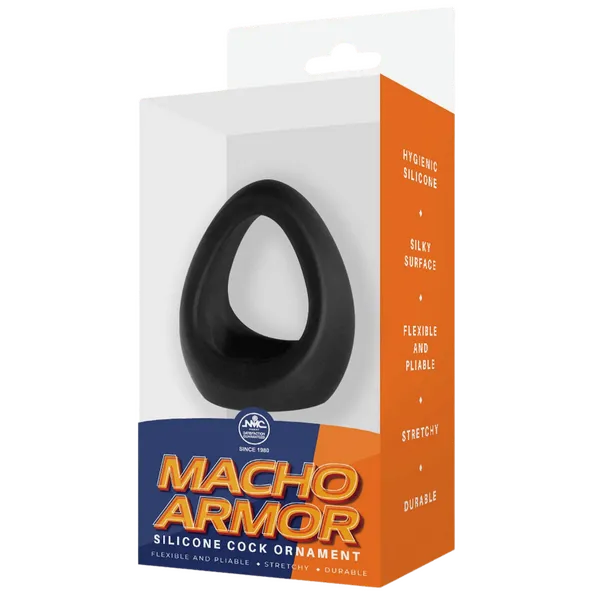 Male Sex Toys Excellent Power Macho Armor Silicone Cock Ball Ornament Multiple Colours