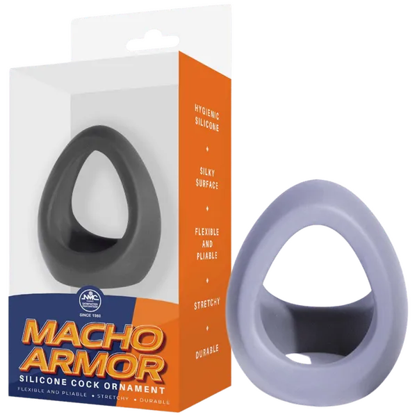 Male Sex Toys Excellent Power Macho Armor Silicone Cock Ball Ornament Multiple Colours