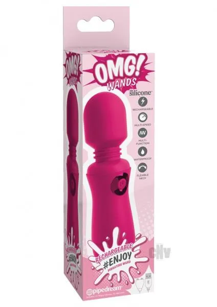 Pipedream Vibrators Omg Wands Enjoy Rechargeable Wand Fuchsia Pipedream Vibrators Omg Wands Enjoy Rechargeable Wand Fuchsia