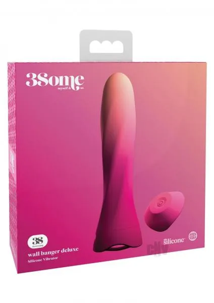 Vibrators Pipedream Threesome Wall Banger Deluxe Red Vibrators Pipedream Threesome Wall Banger Deluxe Red