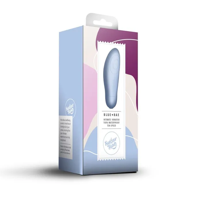Vibrators Rocks Off SugarBoo Blue Bae Lay On Massager Blue Vibrators Rocks Off SugarBoo Blue Bae Lay On Massager Blue