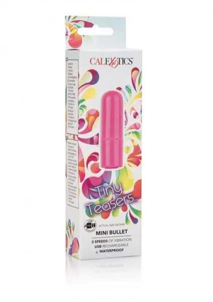 Vibrators Tiny Teasers Tiny Teasers Mini Bullet Pink Vibrator Vibrators Tiny Teasers Tiny Teasers Mini Bullet Pink Vibrator
