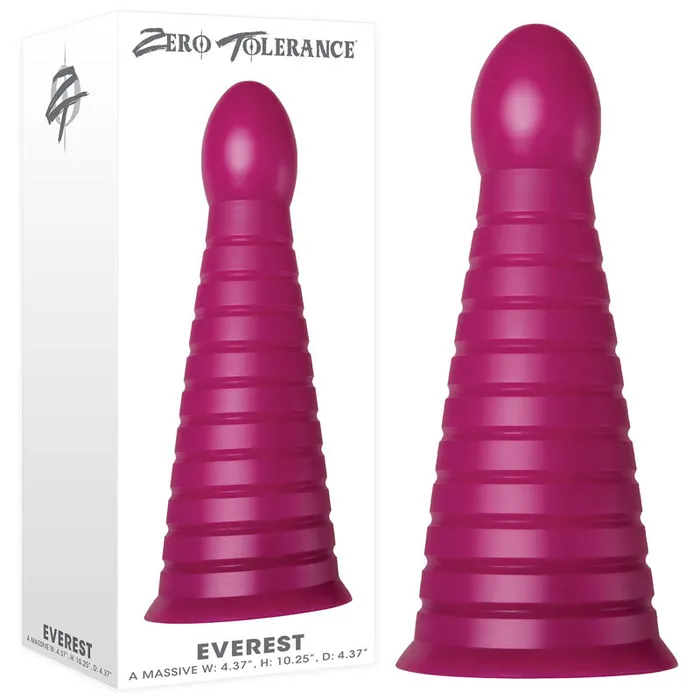 Zero Tolerance Zero Tolerance Everest Burgundy Red 26 cm Giant Butt Plug Anal Zero Tolerance Zero Tolerance Everest Burgundy Red 26 cm Giant Butt Plug Anal