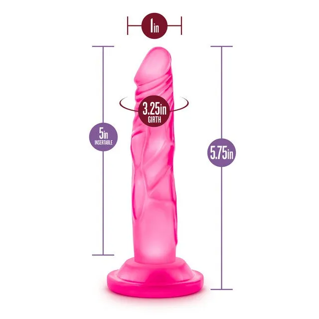 Blush Dildos Naturally Yours pink mini vacuum base dildo Blush Dildos Naturally Yours pink mini vacuum base dildo