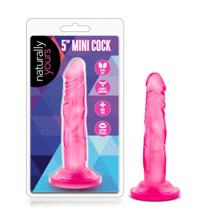 Blush Dildos Naturally Yours pink mini vacuum base dildo Blush Dildos Naturally Yours pink mini vacuum base dildo