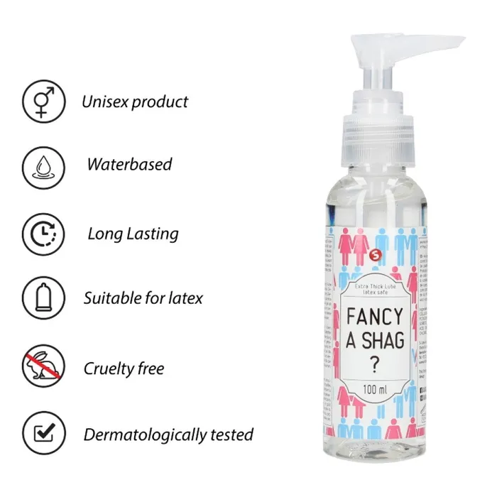 SLine SLine Fancy A Shag Water Based Extra Thick Lubricant 100ml Lubricants