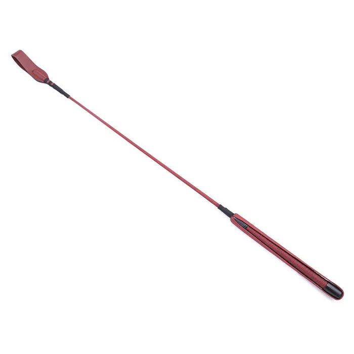 BDSM 66cm Faux Leather Bondage Riding Whip Red SexyPlay Couples