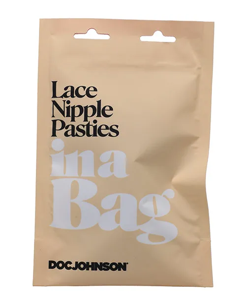 Anal Doc Johnson In A Bag Lace Nipple Pasties Black