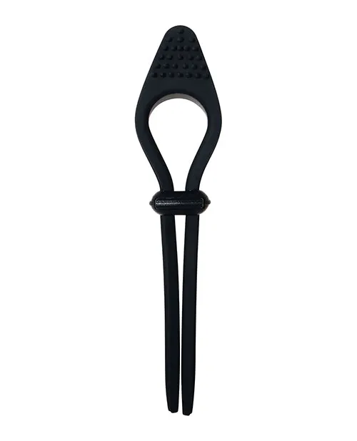 Anal Zero Tolerance Black Tie Affair Cock Ring Black Evolved Novelties INC