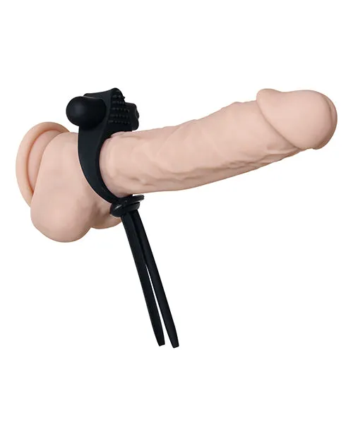 Anal Zero Tolerance Black Tie Affair Cock Ring Black Evolved Novelties INC