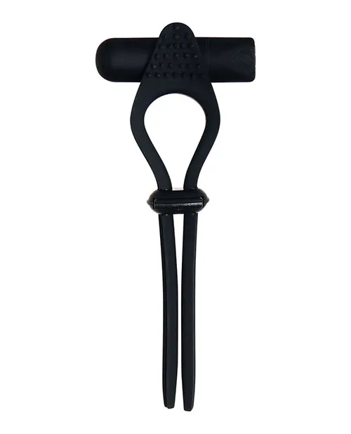 Anal Zero Tolerance Black Tie Affair Cock Ring Black Evolved Novelties INC