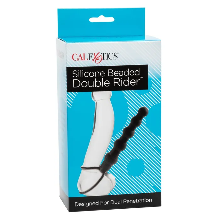 CalExotics Female Sex Toys Silicone Beaded Double Rider CalExotics Female Sex Toys Silicone Beaded Double Rider