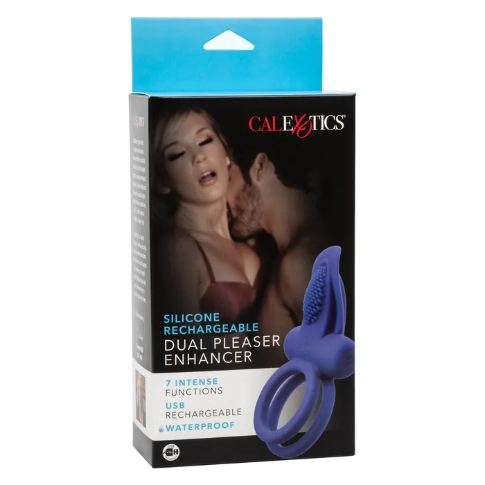 CalExotics Female Sex Toys Silicone Rechargeable Dual Pleaser Enhancer