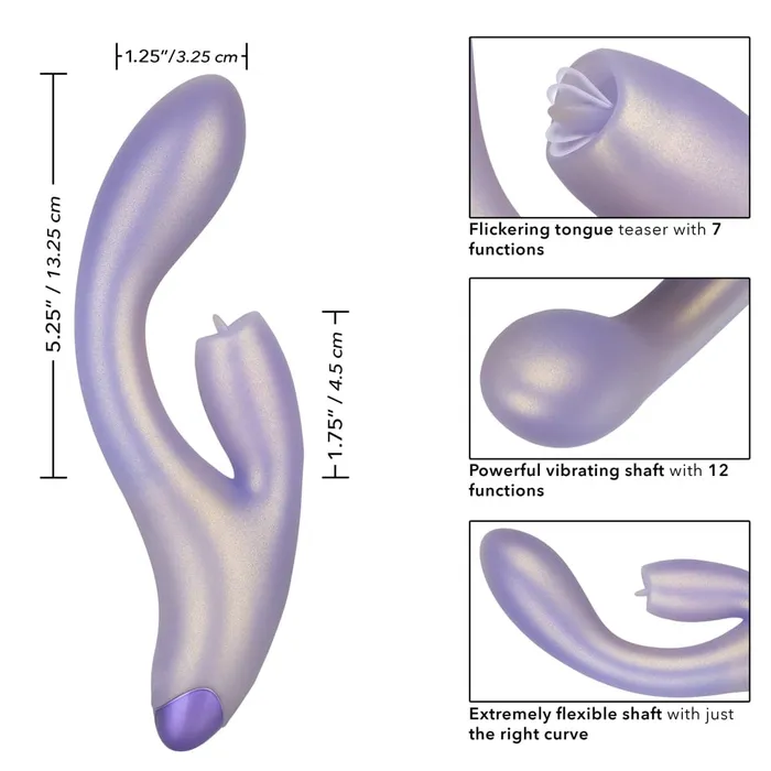 CalExotics GLove GKiss Flickering Rabbit Vibrator Vibrators