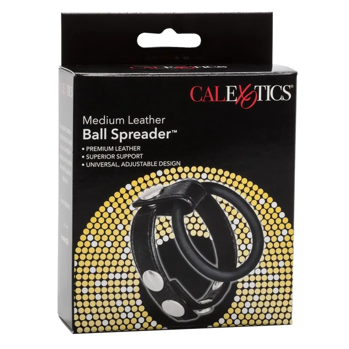 CalExotics Medium Leather Ball Spreader Male Sex Toys CalExotics Medium Leather Ball Spreader Male Sex Toys