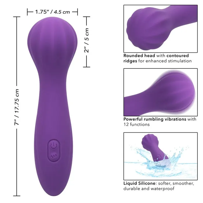 CalExotics Stella Liquid Silicone O Wand Massager Female Sex Toys