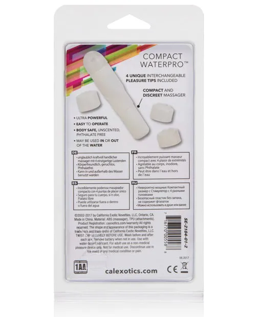 California Exotic Novelties Compact Waterpro White Vibrators