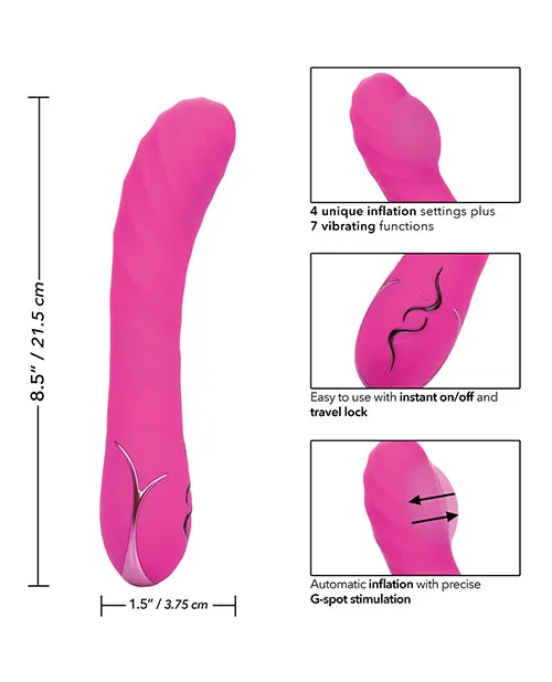 California Exotic Novelties Vibrators Insatiable G Inflatable G Wand Pink