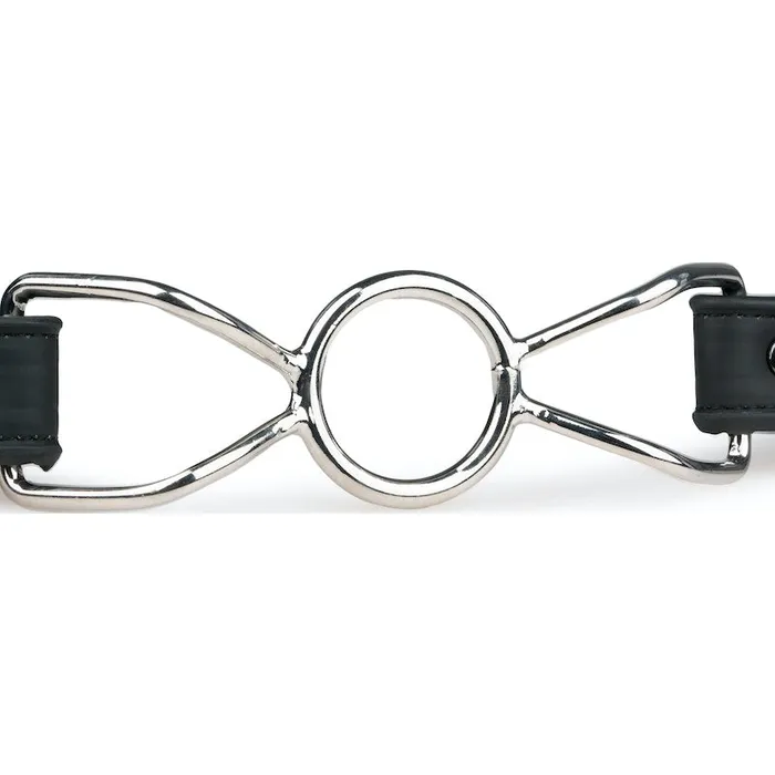 Couples Fetish Collection Easy Toys Metal ORing Mouth Gag Black