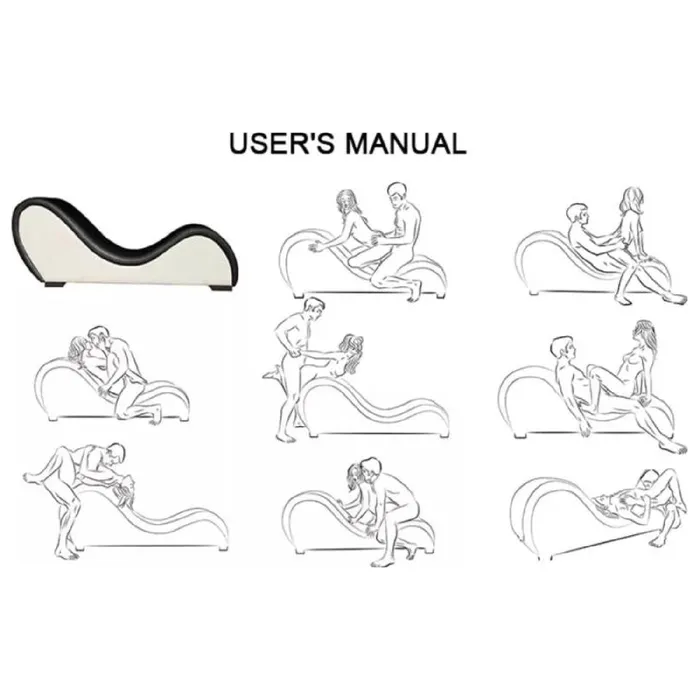 Daytona Vibrators Kama Sutra Chaise Love Lounge White