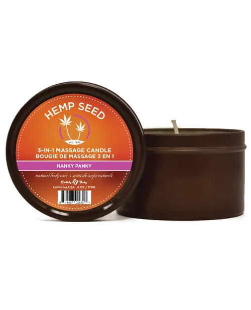 Hanky Panky Massage Candle Earthly Bodies Couples