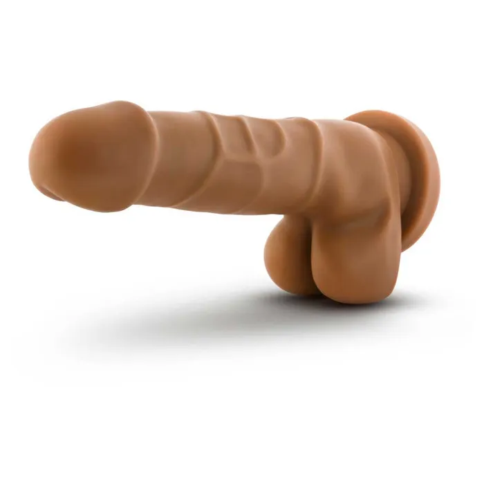 iloveexcitement Female Sex Toys Dr Skin Realistic 775 Dildo with Balls and Suction Cup Base
