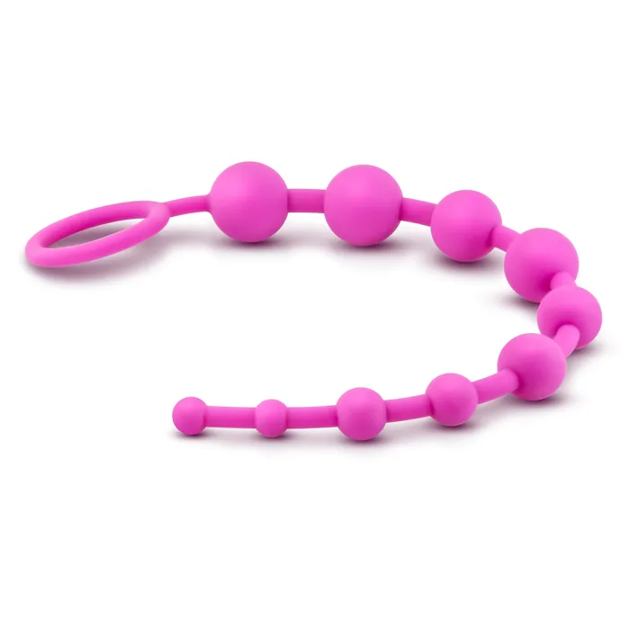 Luxe Silicone 10 Beads Pink Luxe Anal