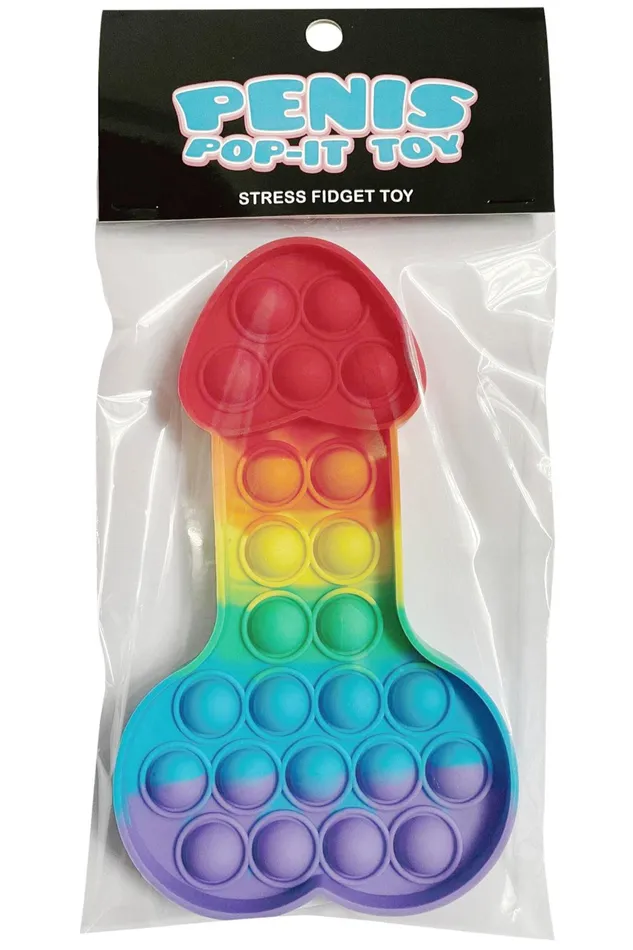 Male Sex Toys Kheper Games Rainbow Penis Popit