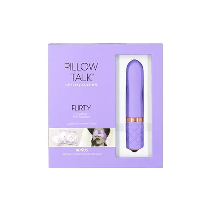 Pillow Talk Vibrators Pillow Talk Special Edition Flirty Mini Massager Purple Pillow Talk Vibrators Pillow Talk Special Edition Flirty Mini Massager Purple