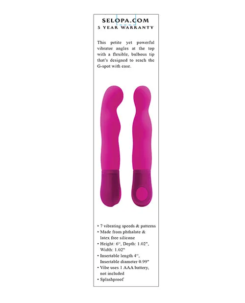 Vibrators Selopa G Wow Pink Evolved Novelties INC