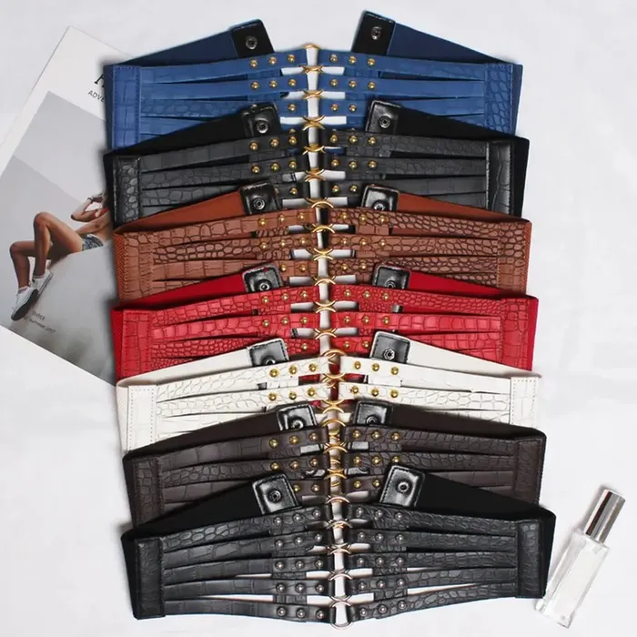 Vibrators Taras Teazers Rivet Wide Belts Corset