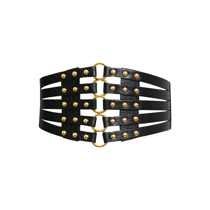 Vibrators Taras Teazers Rivet Wide Belts Corset