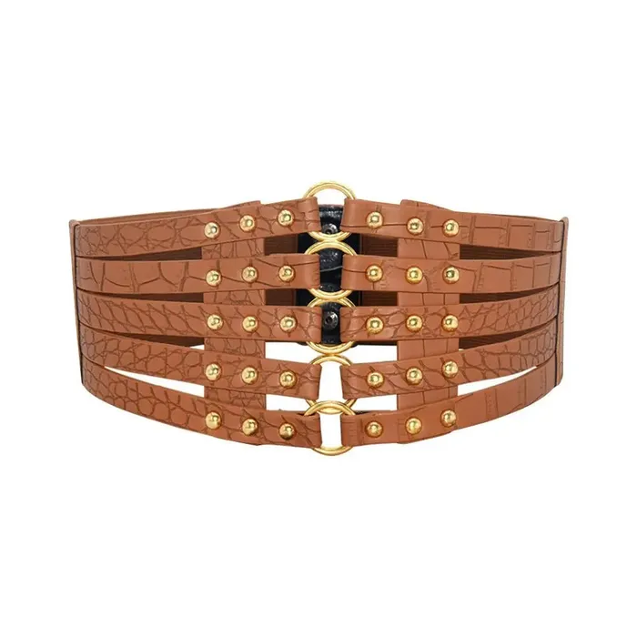 Vibrators Taras Teazers Rivet Wide Belts Corset