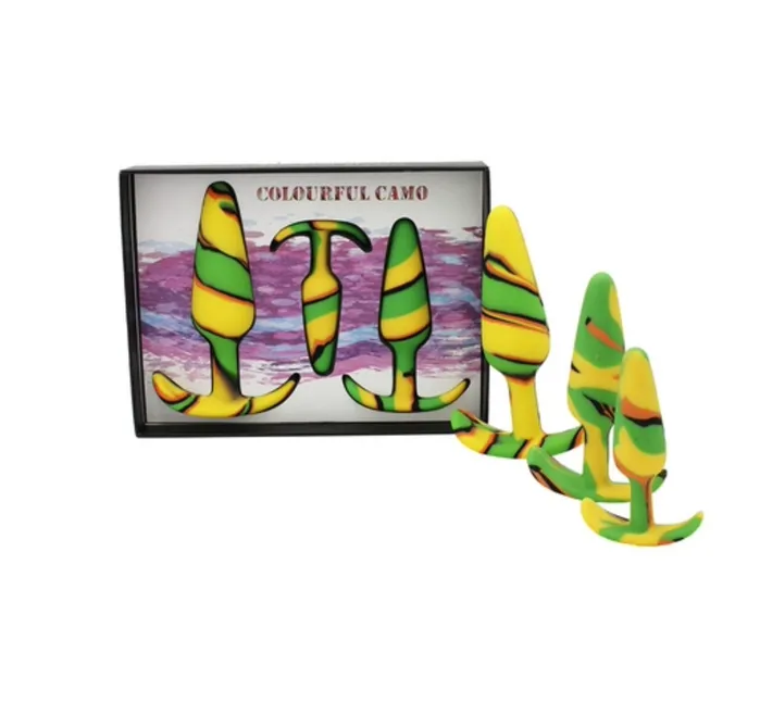 Colourful Camo Sail Anal Kit Yellow Colourful Camo Anal