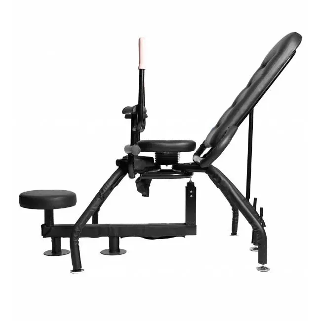 Shots Vibrators Love Chair Multi Position Sex Machine Black