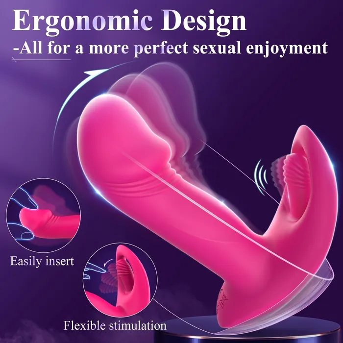 SOHIMI RHEAAPP Control 3 in 1 Strong Stimulation Vibrator with Glans Wiggles Sohimi Female Sex Toys SOHIMI RHEAAPP Control 3 in 1 Strong Stimulation Vibrator with Glans Wiggles Sohimi Female Sex Toys