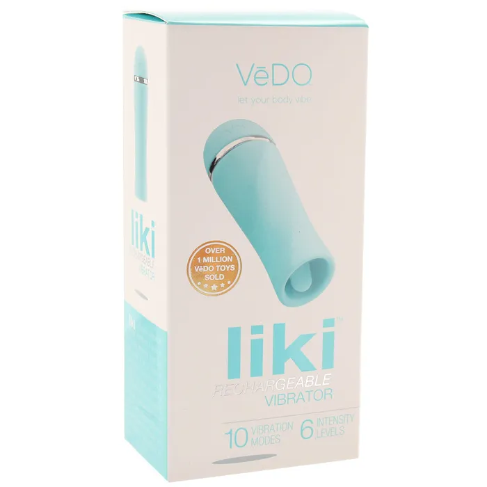 Vibrators Nalpac Vedo Liki Rechargeable Flicker Vibe Tease Me Turquoise